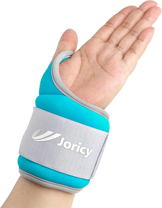 Wrist Weights with Thumb Loops Lock for Women Men Kids 1 Pair 2 3 4 5 6 LBS Arm Weight Ankle Weights Weighted Gloves for Running Walking Jogging Physical Therapy Gym Workout Cardio Exercises