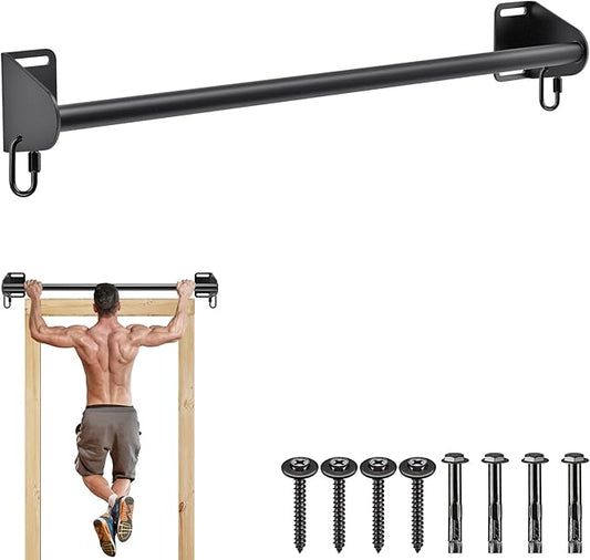 SELEWARE Wall Mounted Pull Up Bar 440 lbs