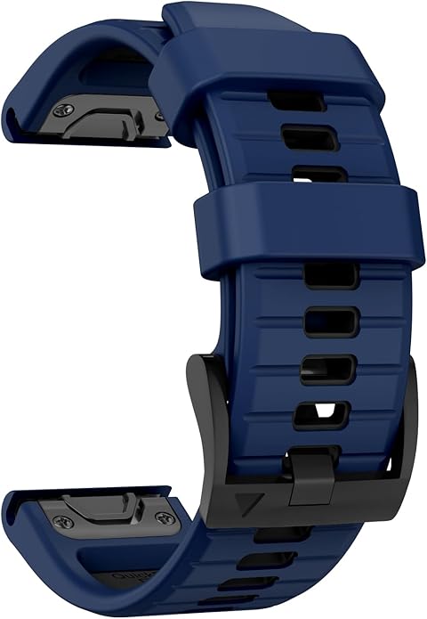 OVERSTEP Compatible with Fenix 7X Bands, 26mm Width Soft Silicone Replacement Strap for Fenix 7X Pro/Fenix 6X/ Fenix 5X/ Fenix 3 Smartwatch