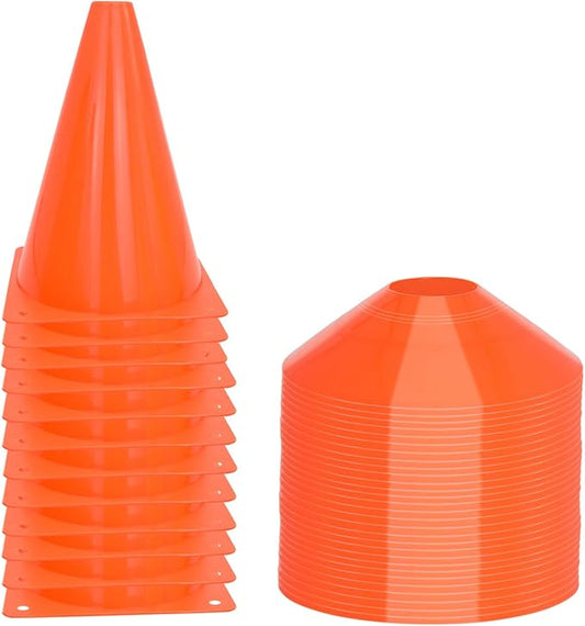 Soccer Cones Set 84/42Pcs 7"/9" 7"/9" Cones