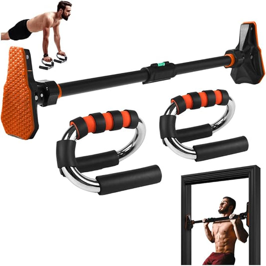 SQUATZ Doorway Pullup Bar & S-Shaped Push Up