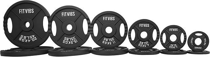 Signature Fitness Olympic Cast Iron Plate for Strength