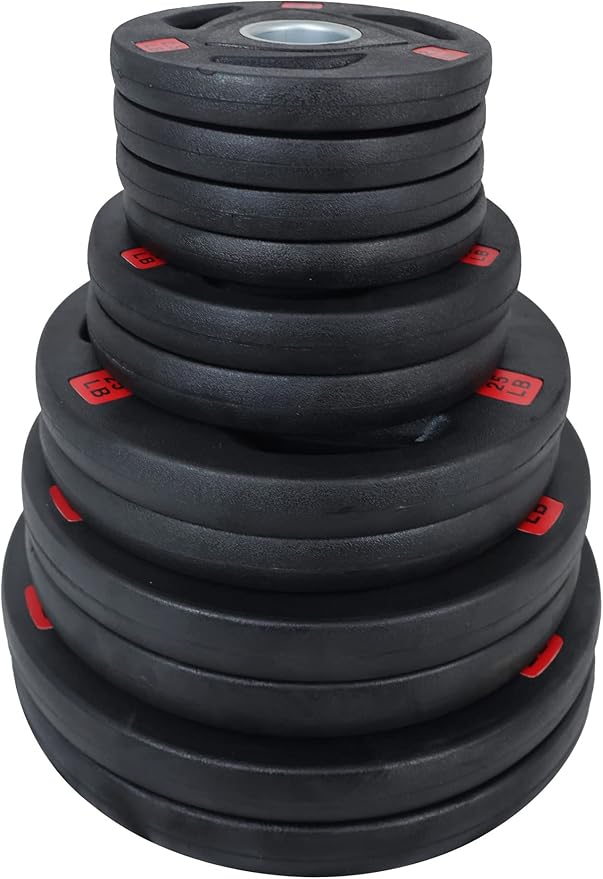 Signature Fitness Olympic 2-Inch Cast Iron Plate Weight