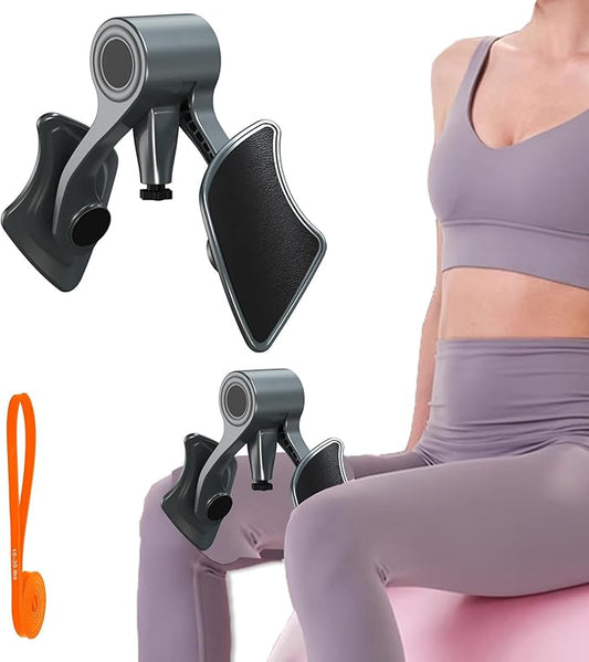 Thigh Master Hip Trainer Kegel Exerciser with Adjustable Baffle