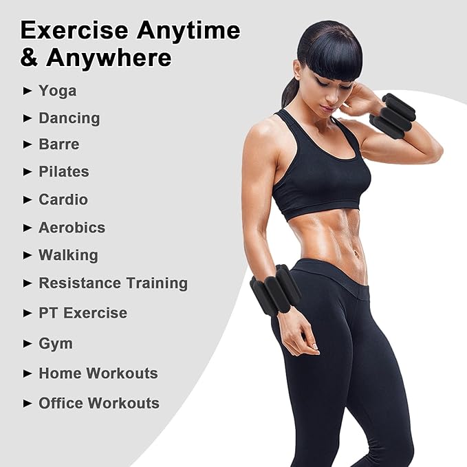 Wrist Weights for women 2 (1Lb (1Lb Each)