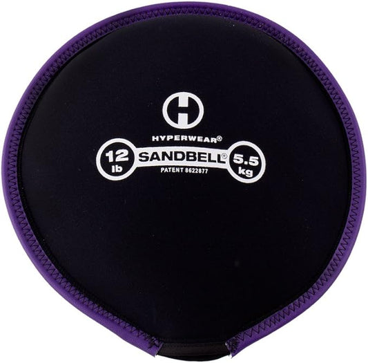 HYPERWEAR SandBell Sandbag Workout Bag Pre-Filled with Clean 2lb -50lb) -50lb)
