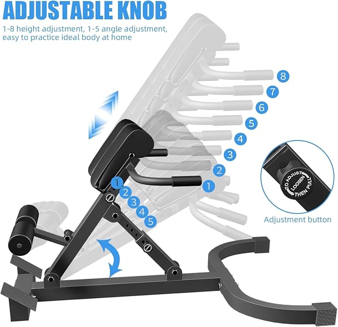 Hyper Back Extension Roman Chair – Multi-Functional Bench