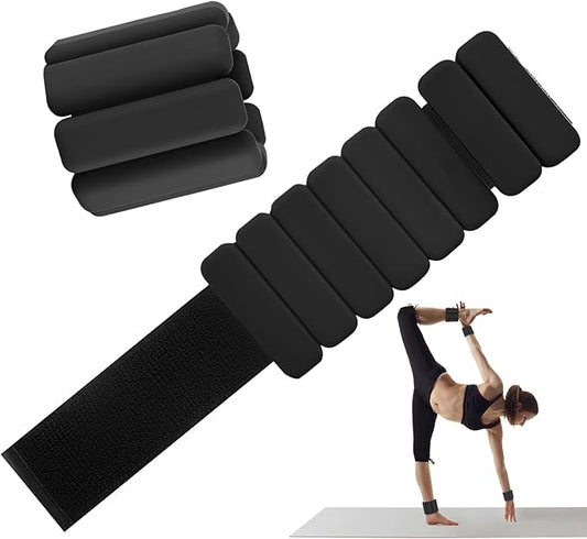 Wearable wrist weights and ankle weights ，1-2 lb.