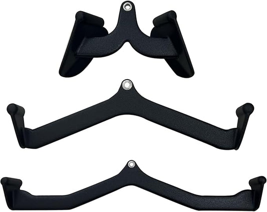 LAT Pulldown Attachments, LAT Bar Cable Machine Attachment,T-bar V-bar, LAT Pull Down Bars, Back Tricep Bar Strength Training Handle for Home Gym Fitness