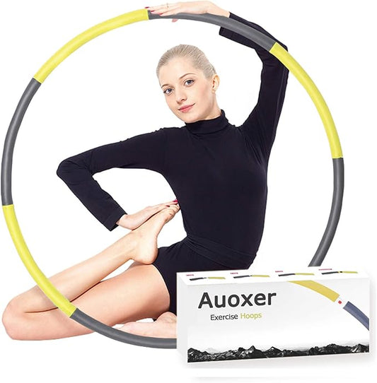 Auoxer Fitness Exercise Weighted Hoops