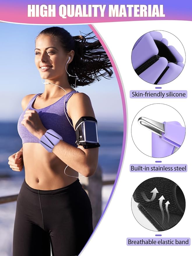 Wrist Ankle Weights Adjustable Training Intensity for Strength 2