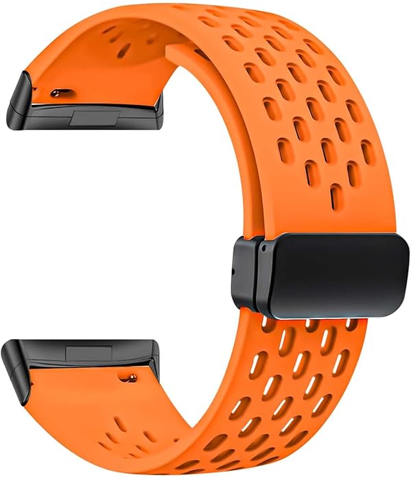 Magnetic Anti Sweat Sport Band Compatible for Fitbit 2/Fitbit Versa 4/Fitbit Sense/Fitbit 3, Waterproof
