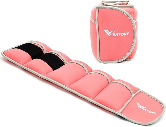 Vivitory Adjustable Ankle Weights for Women & Men 2 to 10 Lbs,