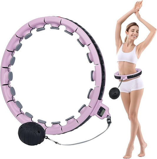 Weighted Smart Fit Hoop for Adults Weight Loss 18 Detachable