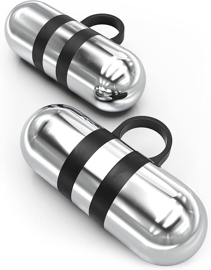 Synergee Cardio Hand Weights. Steel Hand Weights Dumbbell Set with Anti-Slip Silicone Finger Loop for Workout, Fitness, Training for Men and Women. Sold in Pairs. Available in 1lb, 1.5lb and 2lb Sets