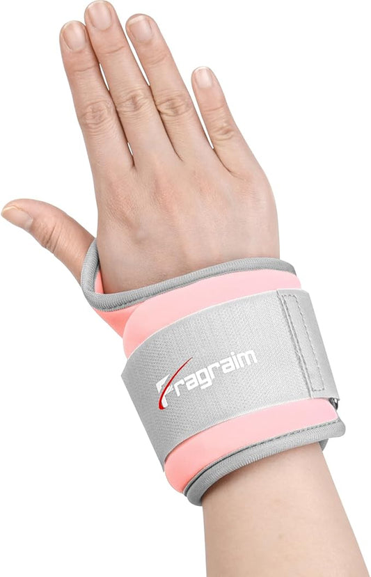 Fragraim Wrist Weights for Women Men with Thumb Loops Lock 1lb*2 1.5lbs*2 2lbs*2 2.5lbs*2 3lbs*2 Wrist and Ankle Weights Sets for Walking Running Strength Training Exercises, Physical Therapy