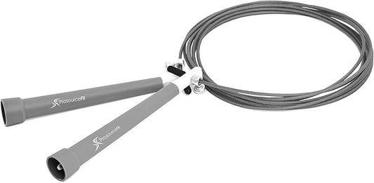 ProsourceFit Speed Jump Rope 10’ Adjustable Length, Super Fast Turning for Cardio, Boxing