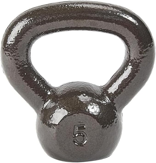 Cast Iron Kettlebell Weights for Home Gym, Heavy Duty Strength Training, Workout Equipment for HIIT, Functional Fitness