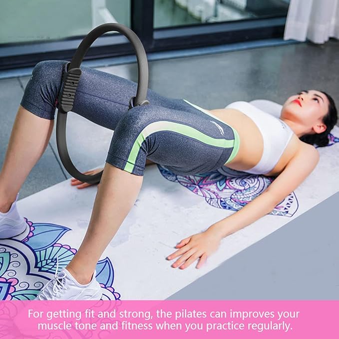 Tomotato 4 Colors Dual Grip Yoga Pilates Rings