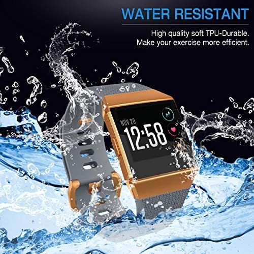 Compatible Ionic Bands for Men Women Large Small, Replacement Strap Sport Accessory Wristband with Original Design for Ionic Smart Watch