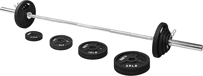 Signature Fitness Olympic 2-Inch Cast Iron Plate Weight