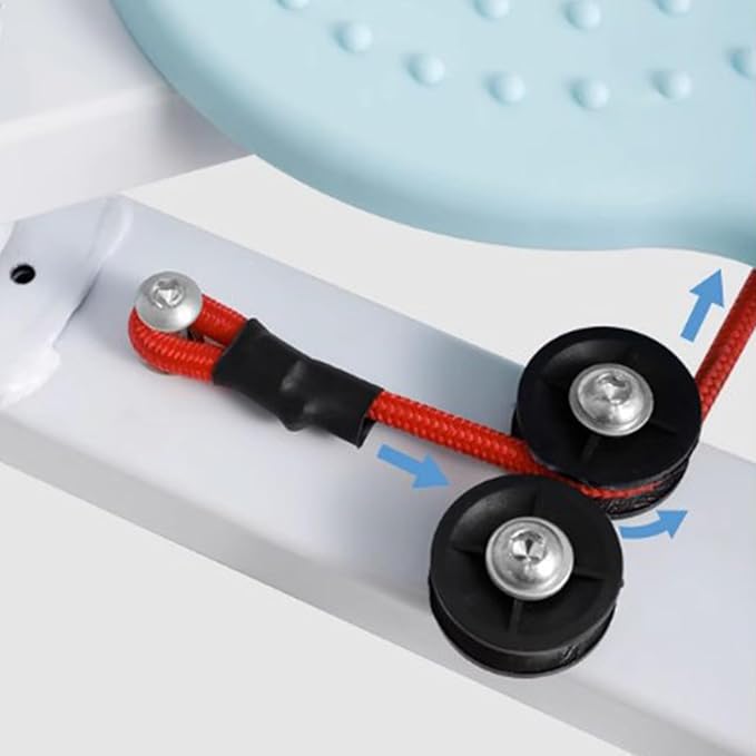 Waist Twisting Disc - Turntable, Board for Abs Training, Legs, Buttocks, Hip Exercise, Handles - Balance Trainer, Wobble Board for Adults - Ideal for Home Gym