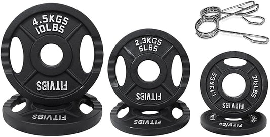Signature Fitness Olympic Cast Iron Plate for Strength