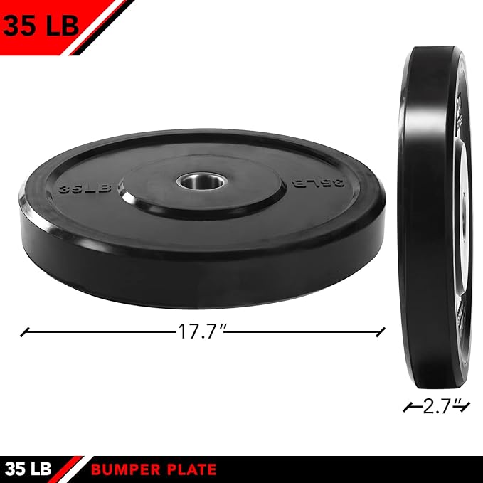 JFIT Olympic 2" Cast Iron Grip Plate OR 2" Rubber 6 Weights (2.5lbs to 45lbs) Plates