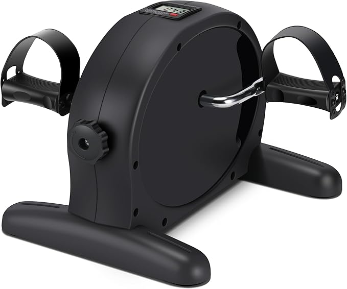 Padel Exerciser Mini Exercise Bike for Leg and Arm Cycling, Warm Up Exercise