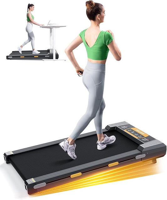 Walking Pad with Incline, Under Desk Treadmill for Home, 2.5HP Portable Treadmills with Remote Control, 4 in 1 Incline Treadmill with LED Display