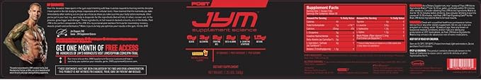 Post JYM Active Matrix Amino Recovery Powder | Pure Creatine HCL, BCAA’s, Glutamine, Carnitine, Betaine, Taurine for Maximum Strength, Repair, Definition, Performance | Lemonade Flavor 30 Servings