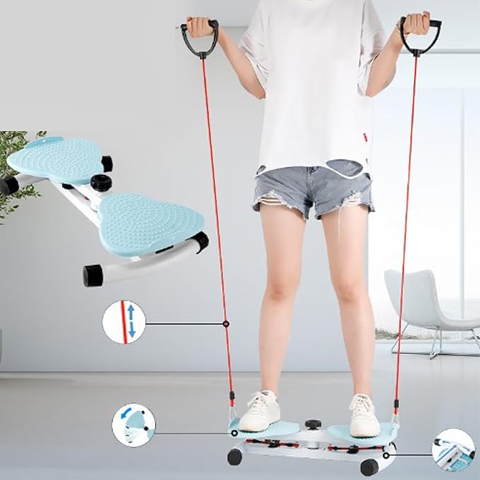 Waist Twisting Disc - Turntable, Board for Abs Training, Legs, Buttocks, Hip Exercise, Handles - Balance Trainer, Wobble Board for Adults - Ideal for Home Gym