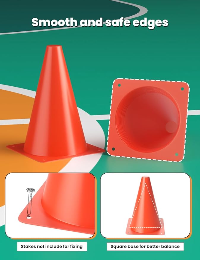 GHB Cones 50 Pack Disc Cones/12 Pack 7"