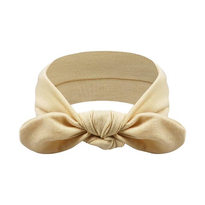 DRESHOW 8 Pack Headbands for Women Bow Knotted Hair Band Facial Cloth Rabbit Ears Running Sport Elastic Hair Wrap