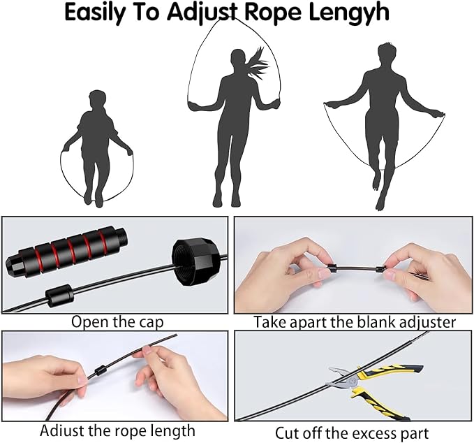 Jump Rope, Exercise Jumprope for Men Women and