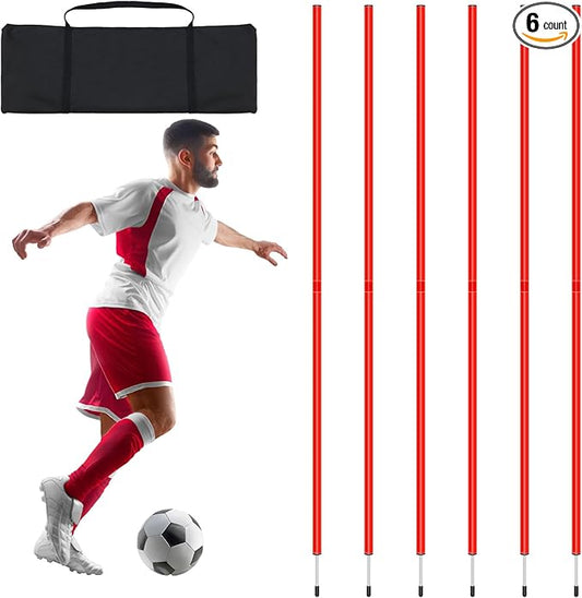 Syhood 12 Set Agility Pole Soccer Training Football