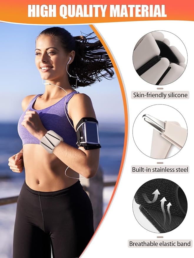 Wrist Ankle Weights Adjustable Training Intensity for Strength 2