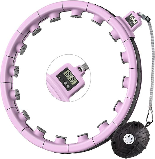 Weighted Exercise Hoop for Adults Weight Loss 16 Detachable