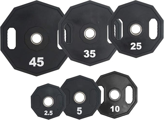 Fitness First Urethane Grip Weight Plate 2.5-45 lbs