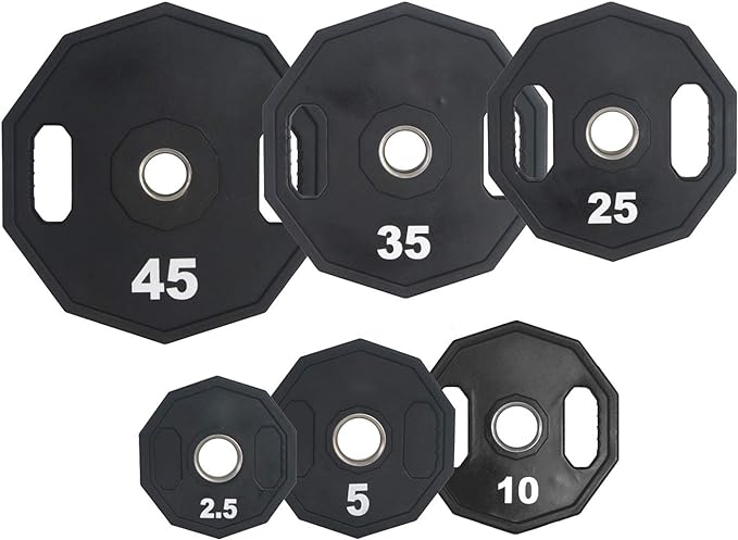 Fitness First Urethane Grip Weight Plate 2.5-45 lbs