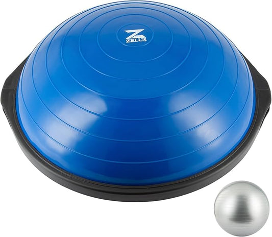 ZELUS 25in. Balance Ball 1500lb Inflatable 2 Bands,