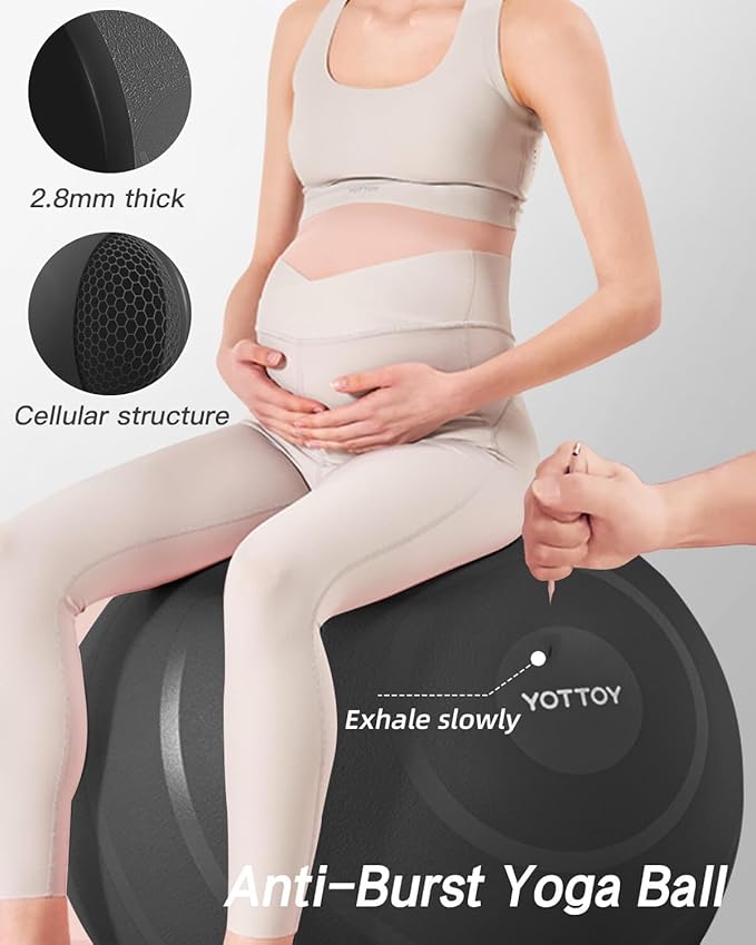 Anti-Burst Exercise Ball for Working Out
