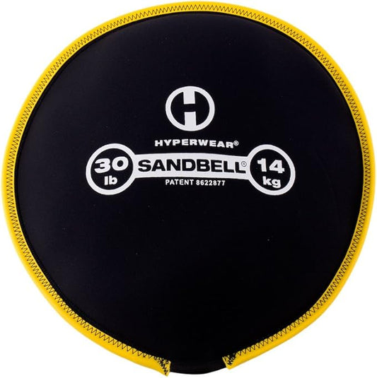 HYPERWEAR SandBell Sandbag Workout Bag Pre-Filled with Clean 2lb -50lb) -50lb)