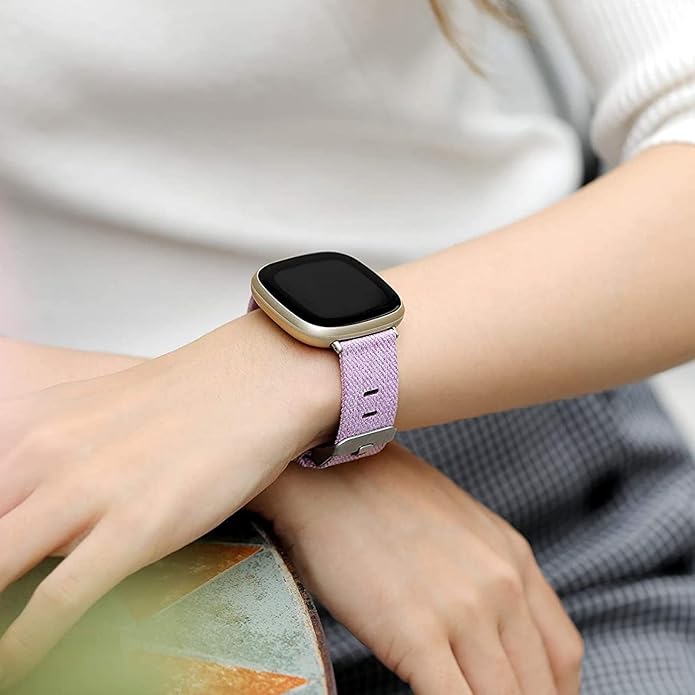 Compatible with Sanorum Smart Watches Band, 20mm, 22mm Breathable Nylon Woven Fabric Replacement Strap Compatible for HaSaKei G53, Sanorum G53, G56 Smart Watches