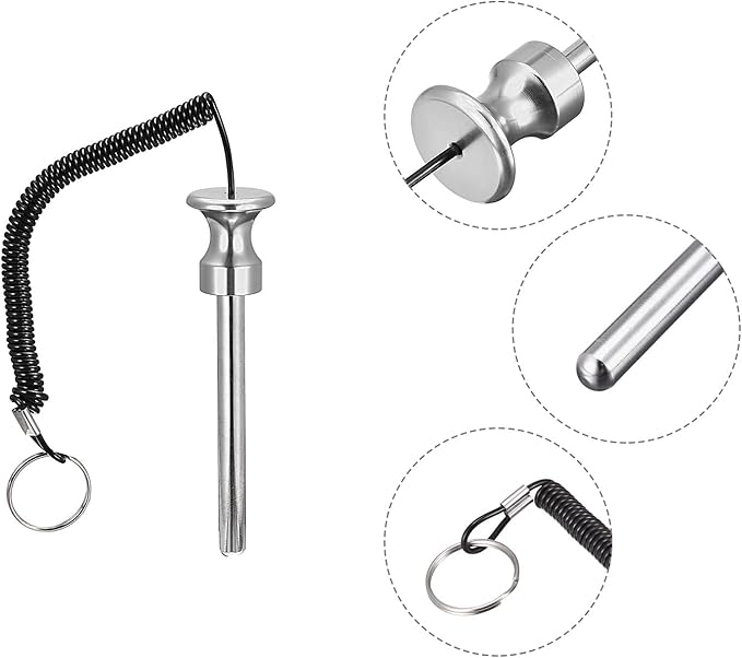 uxcell Weight Stack Pins with Pull Rope Magnetic