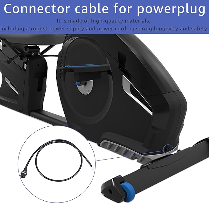 Connector Input Cable,Compatible with Nautilus Schwinn Exercise Bikes, Replace 8001352