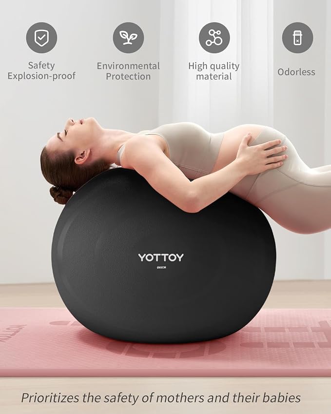 Anti-Burst Exercise Ball for Working Out