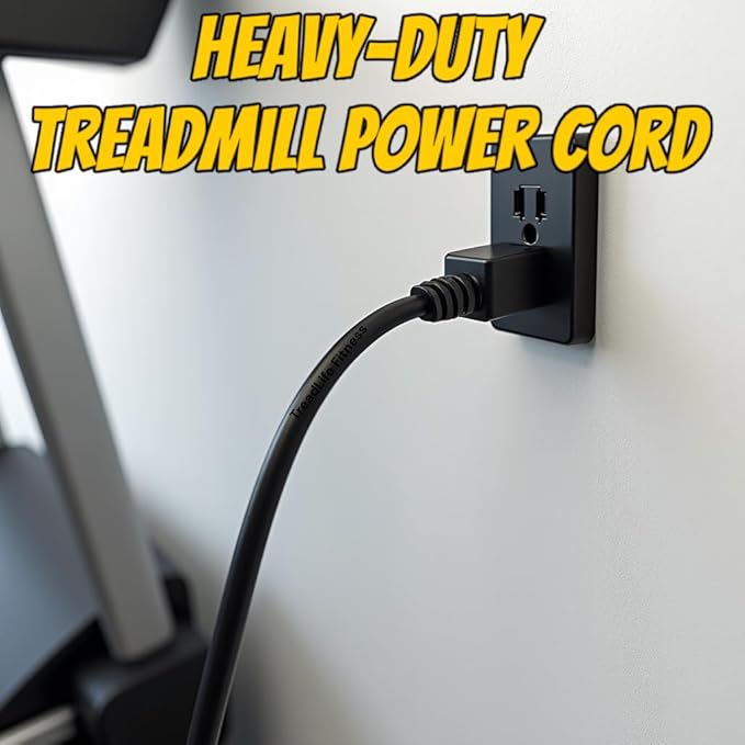 Treadmill Power Cord - Replacement for Landice L7 L8 L9 Treadmills - 8FT