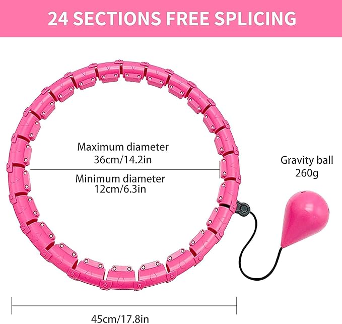 Smart Weighted Hula Hoop for Weight loss Fitness