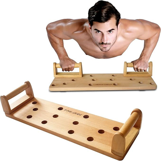 solid wooden Push Up Stands 10 in 1